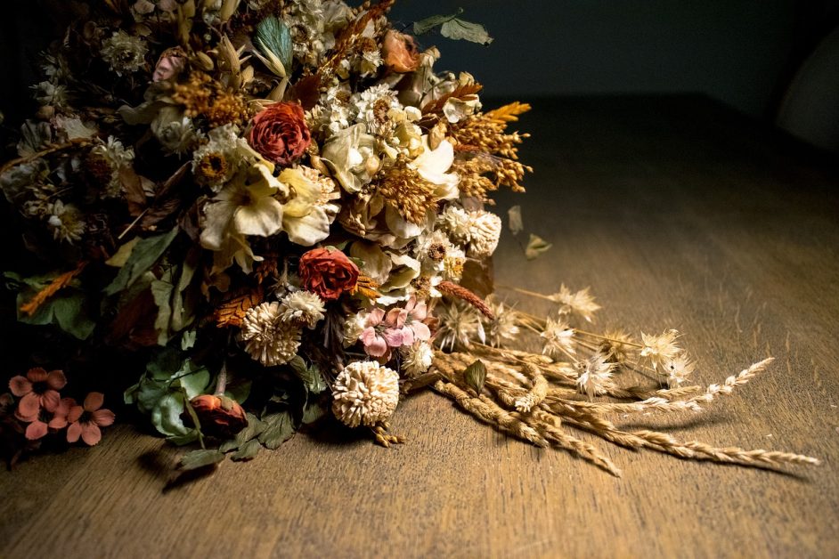 Bouquet of dried flowers