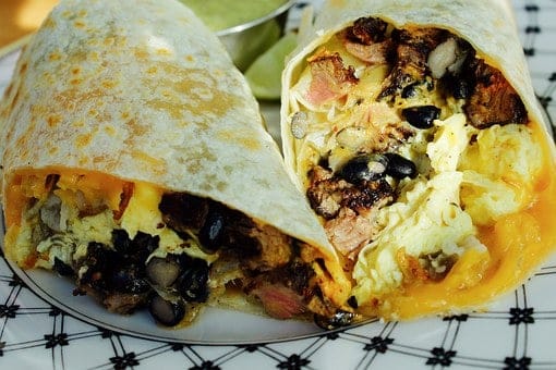 campfire food burritos for breakfast