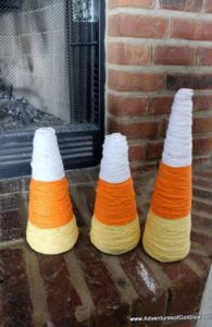 Candy Corn Cones