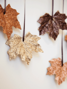 Glitter Fall Leaf Garland