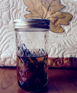 Homemade organic vanilla extract