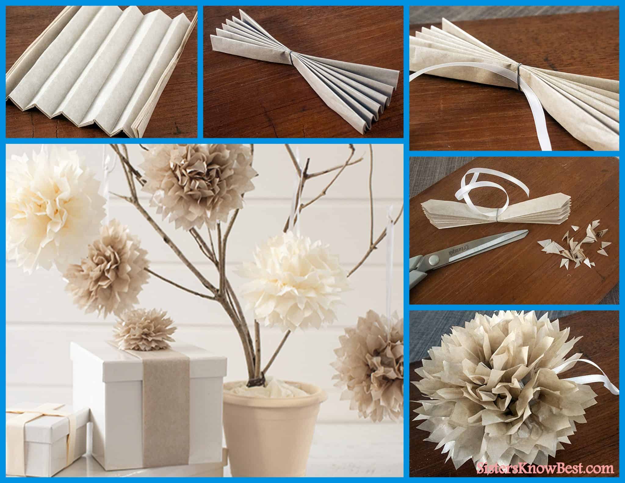 Easy Diy Paper Tissue Flower Decorations Sisters Know Best