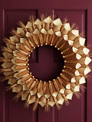 Fall Paper Wreath