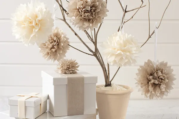Easy DIY Tissue Paper Flowers