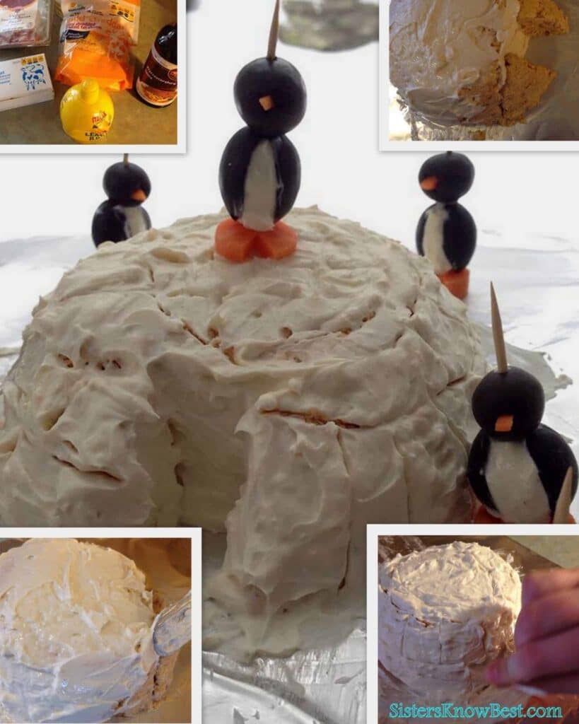 How to Make Cheese Ball Igloo for Penguins