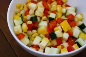 Cubed Vegetables