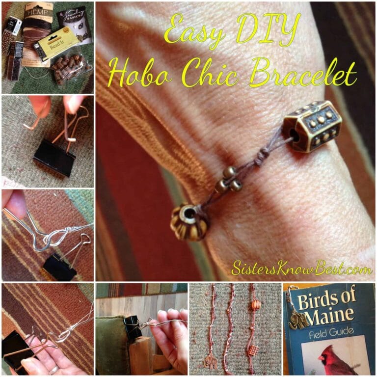 Easy DIY Hobo Chic Bracelet