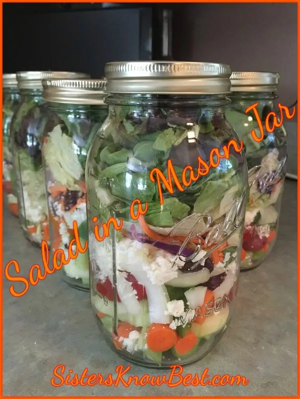 Salad in a Mason Jar