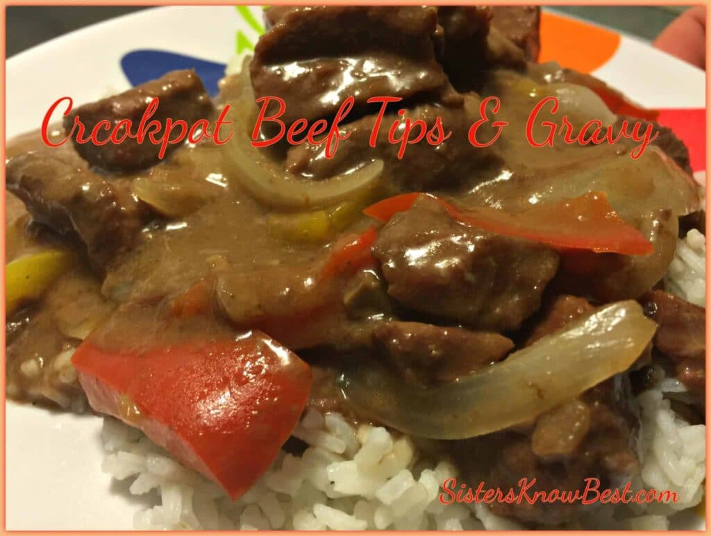 Crockpot Beef Tips and Gravy