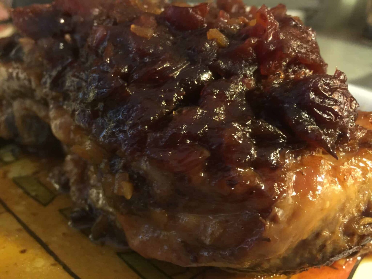 Slow Cooker Cranberry Glazed Pork Roast 1848