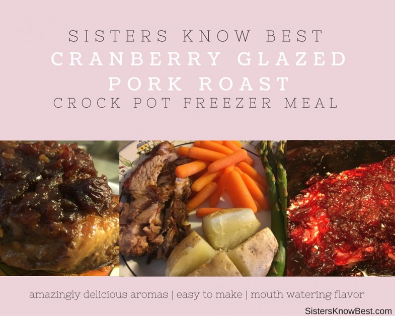 Cranberry Glazed Pork Roast for the Crockpot