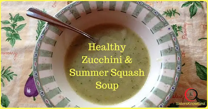 Healthy Zucchini and Summer Squash Soup Recipe