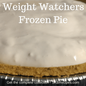 Weight Watchers Frozen Pie by SKBrecipes.com