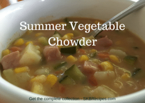 Summer Vegetable Chowder by SKBrecipes.com