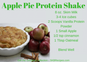 Apple Pie Protein Shake by SKB Recipes