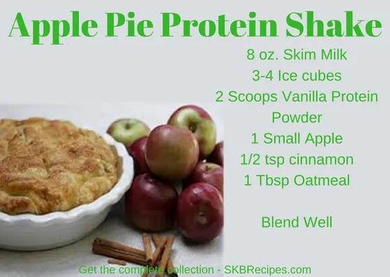 Apple Pie Protein Shake by SKB Recipes