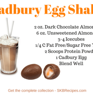 Cadbury Egg Shake by SKBrecipes.com