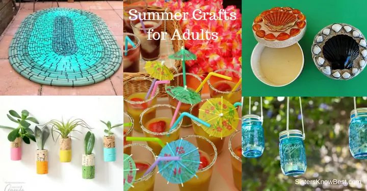 Summer Crafts for Adults by Sisters Know Best