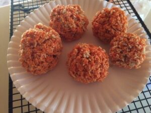 Rice Krispies Pumpkins