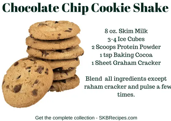 Chocolate Chip Cookie Shake by SKBrecipes.com