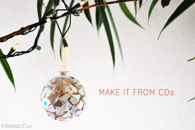 DIY Mosaic Christmas Ornament