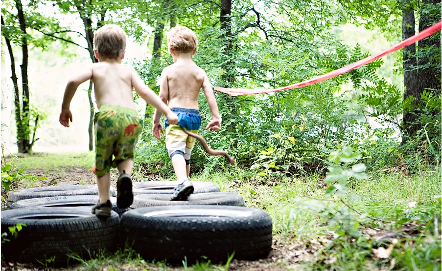 obstacle course backyard diy game