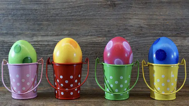 Easter Eggs with Basket