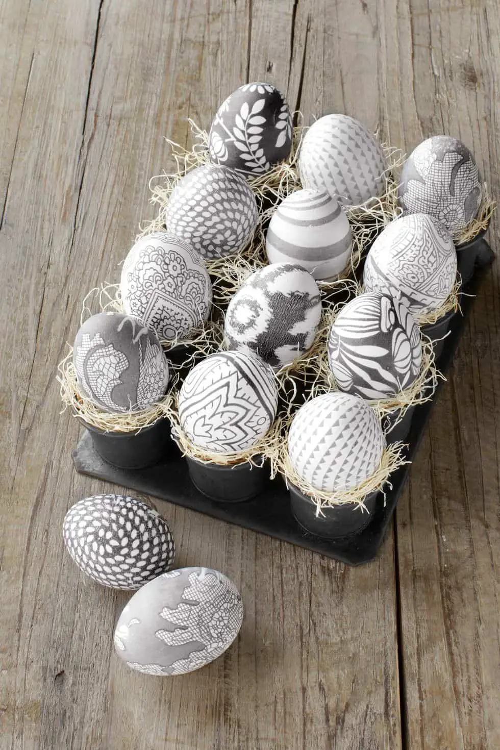 Easter Decoration - Silk Eggs