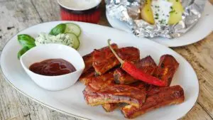 Father's Day menu dinner - baby back ribs!