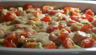 Vegetarian Lasagna made with cauliflower