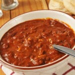 Vegetable and beef chili