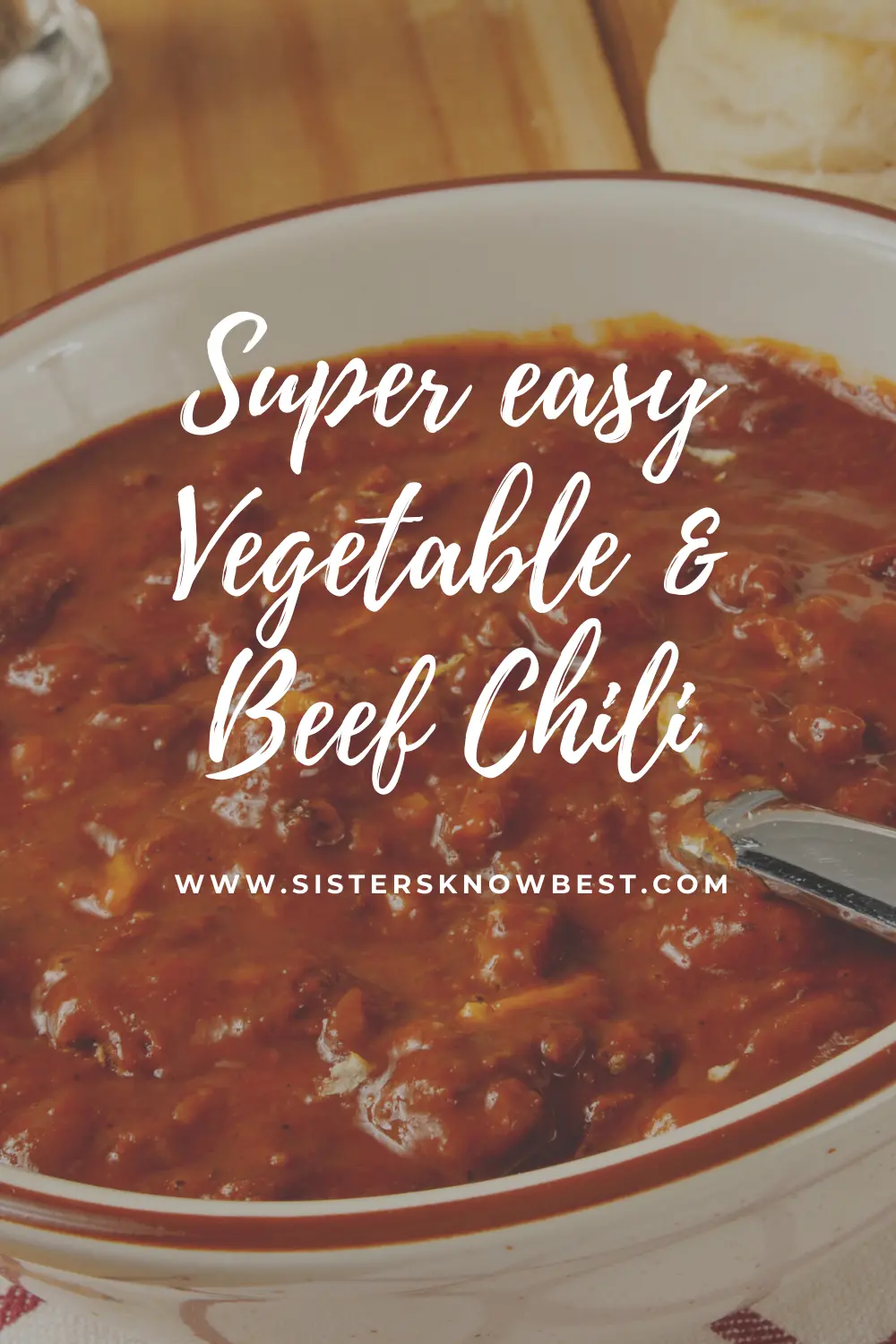 Vegetable and beef chili recipe