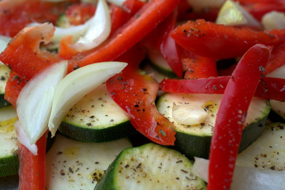 Vegetable foil packet