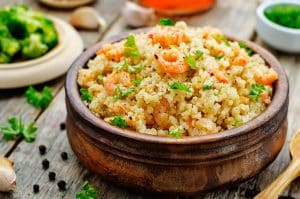 Garlic Shrimp with Quinoa Recipe