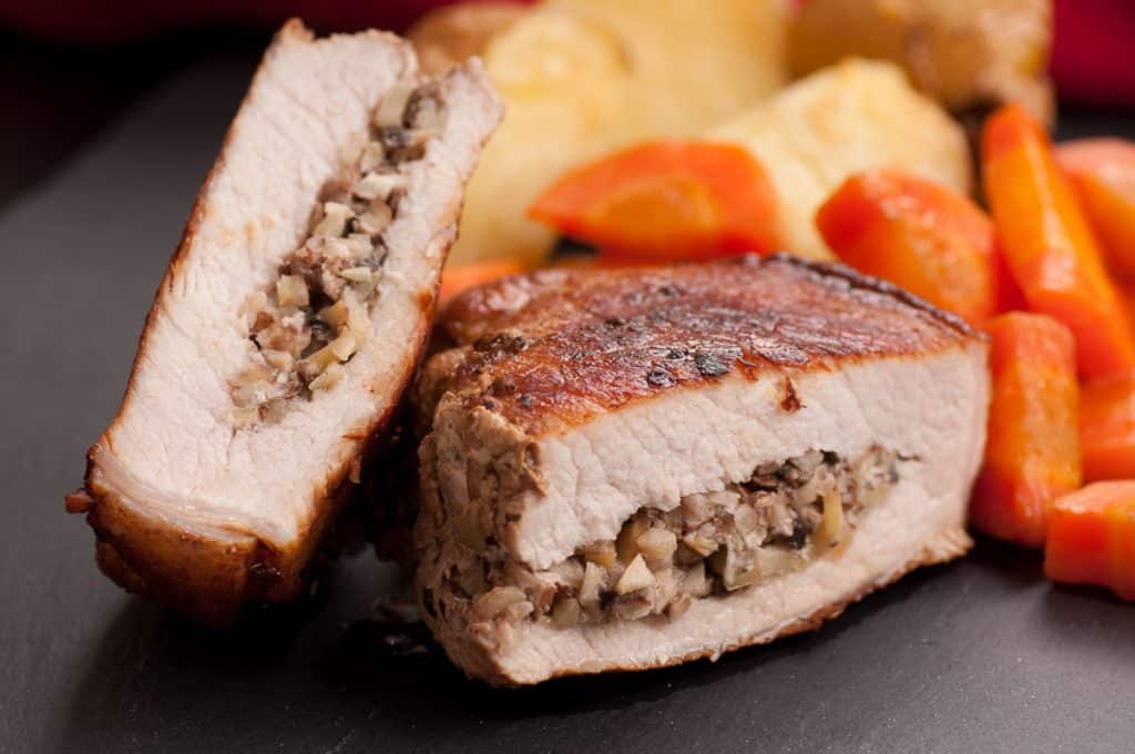 Italian stuffed pork chop recipe