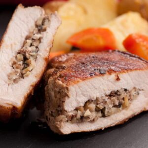 Italian stuffed pork chop recipe