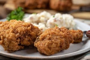 Oven fried crispy chicken