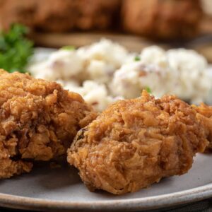 Oven fried crispy chicken