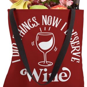 I did things Now I deserve wine tote bag sfull of products view