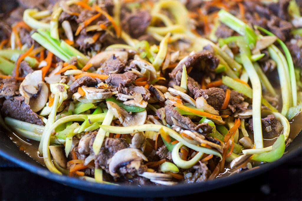 Zucchini Noodle Stir Fry