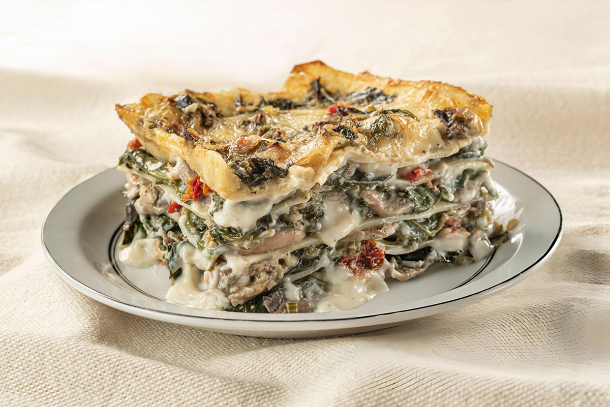 Mushroom and Spinach Lasagna