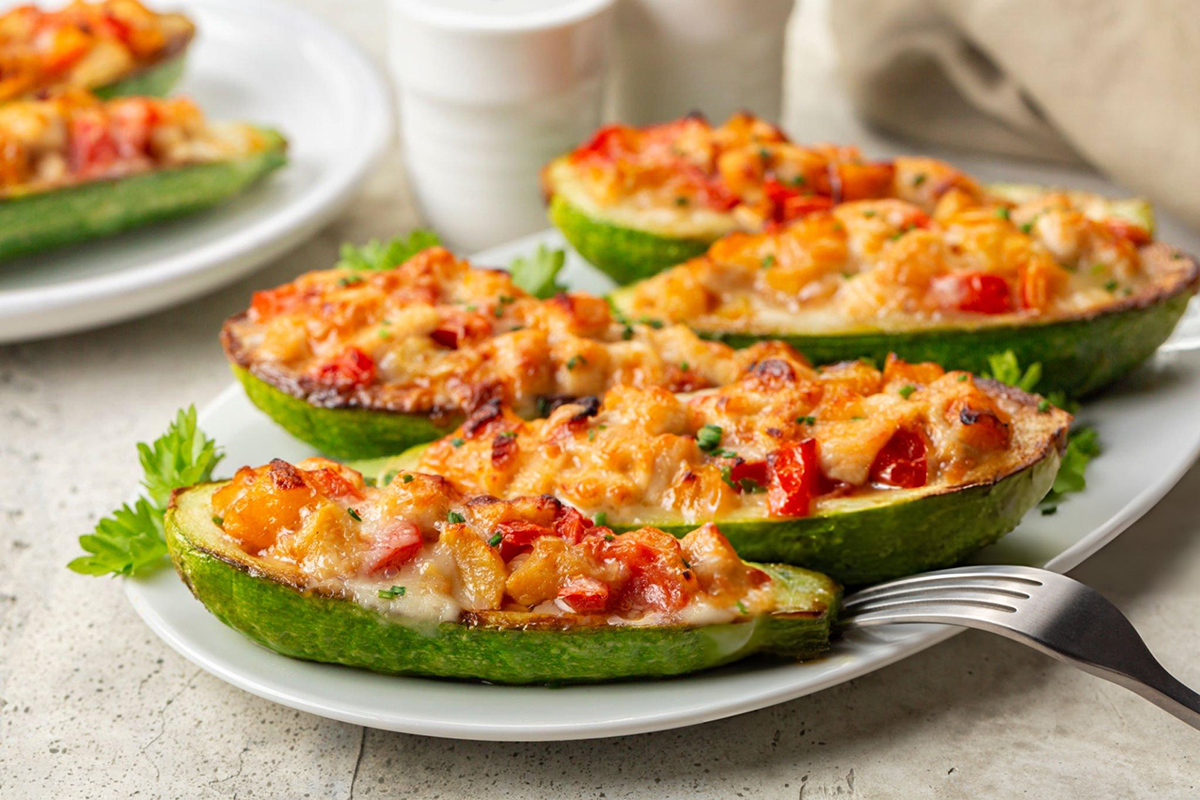 Stuffed Zucchini Boats