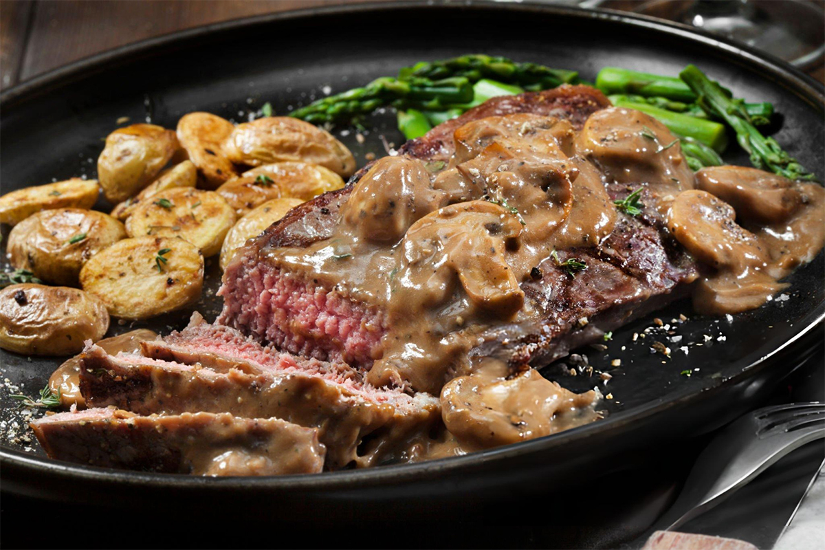Petite Filet with Mushroom Sauce